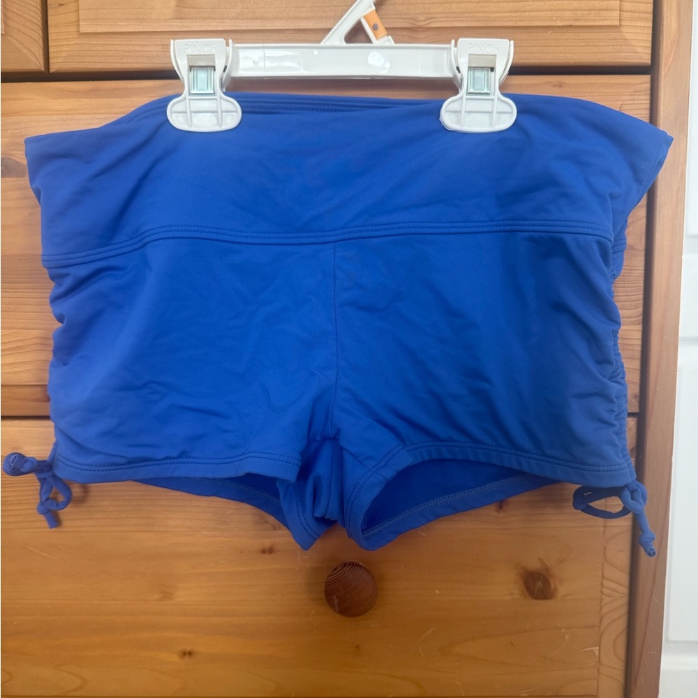 Athleta Vibrant Blue Swim Wear Size Small, bottoms, top, rash guard - Picture 2 of 10